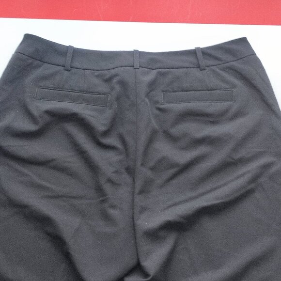 Worthington dress pants women's size 12 black curvy fit wide leg open - Picture 4 of 16